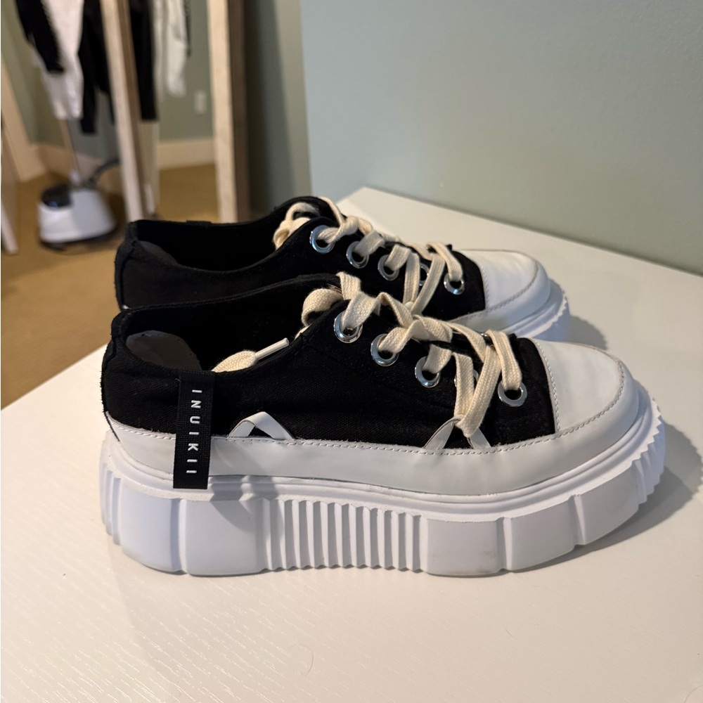 Inuikii Platform Canvas Sneakers